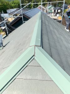 神奈川県横浜市都築区:.屋根カバーをスーパーガルテクトでリフォームしました！