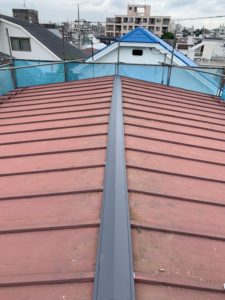 東京都|世田谷区:屋根棟板金交換・屋根ケラバ板金加工