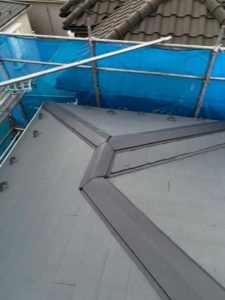 神奈川県|横浜市保土ヶ谷区:屋根棟板金の交換・修繕・リフォームを行いました！