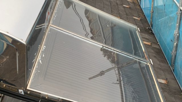 神奈川県|横浜市緑区:屋根上の太陽熱温水器撤去を撤去しました！