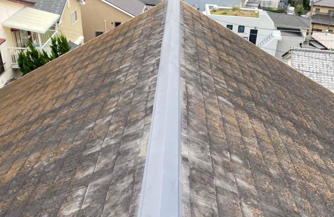神奈川県|逗子市:屋根棟板金の交換・リフォーム・修繕を行いました！