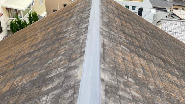 神奈川県|逗子市:屋根棟板金の交換・リフォーム・修繕を行いました！