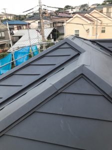 神奈川県|横浜市保土ヶ谷区:屋根カバーのリフォームを行いました！