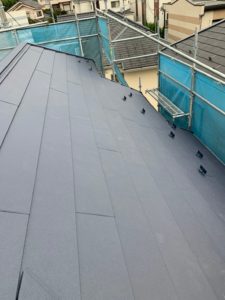 神奈川県|横浜市緑区:屋根カバー（スーパーガルテクト）のリフォームを行いました！