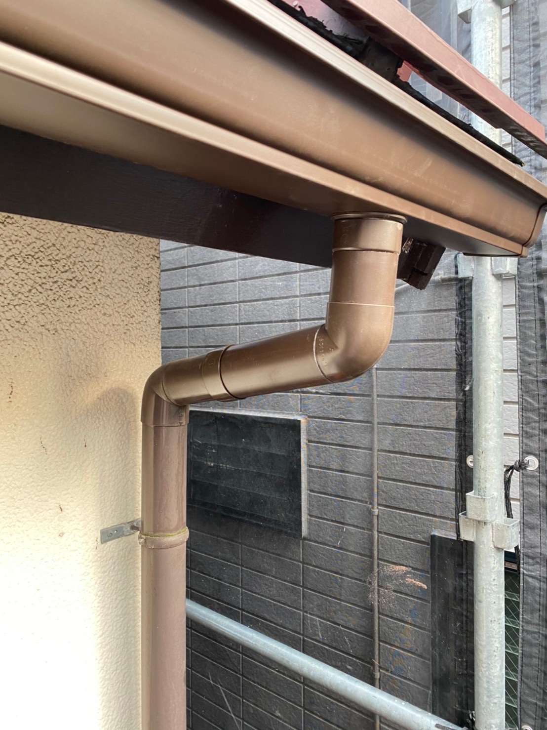 神奈川県|横浜市鶴見区:雨樋のリフォーム・修繕・修理を行いました！