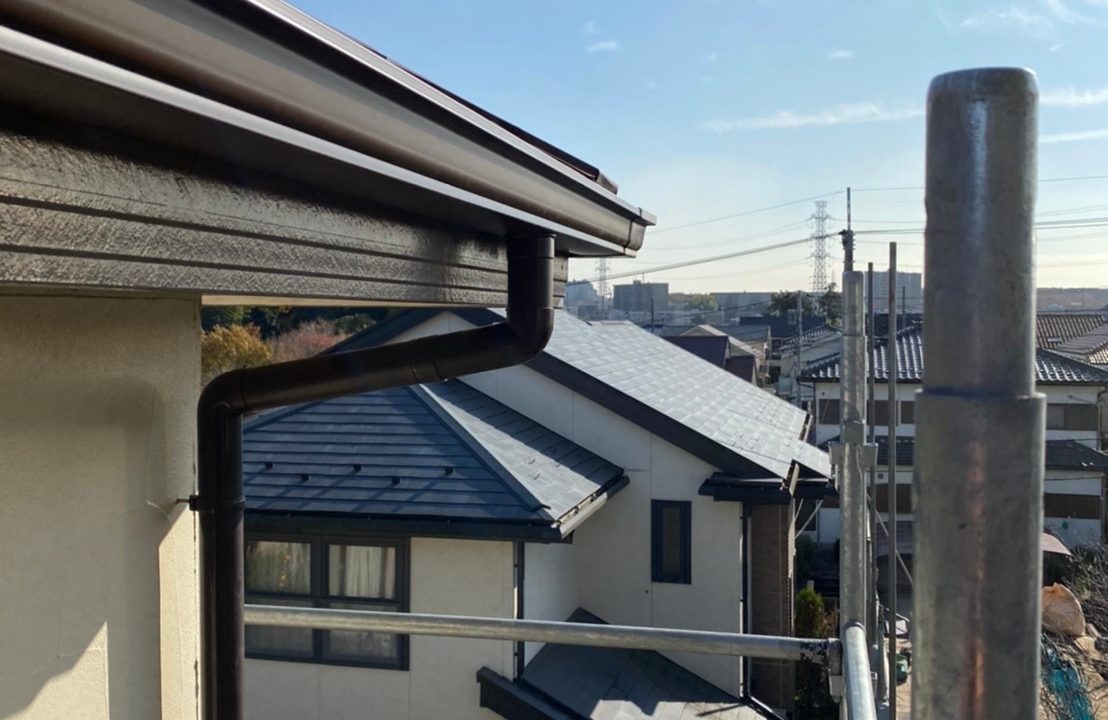 神奈川県|横浜市都筑区:雨樋交換のリフォーム・修繕工事を行いました！