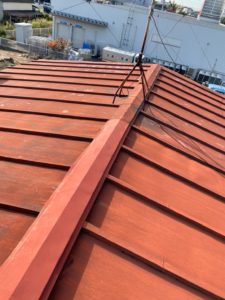 神奈川県|川崎市中原区:屋根棟板金交換のリフォーム・修繕を行いました！