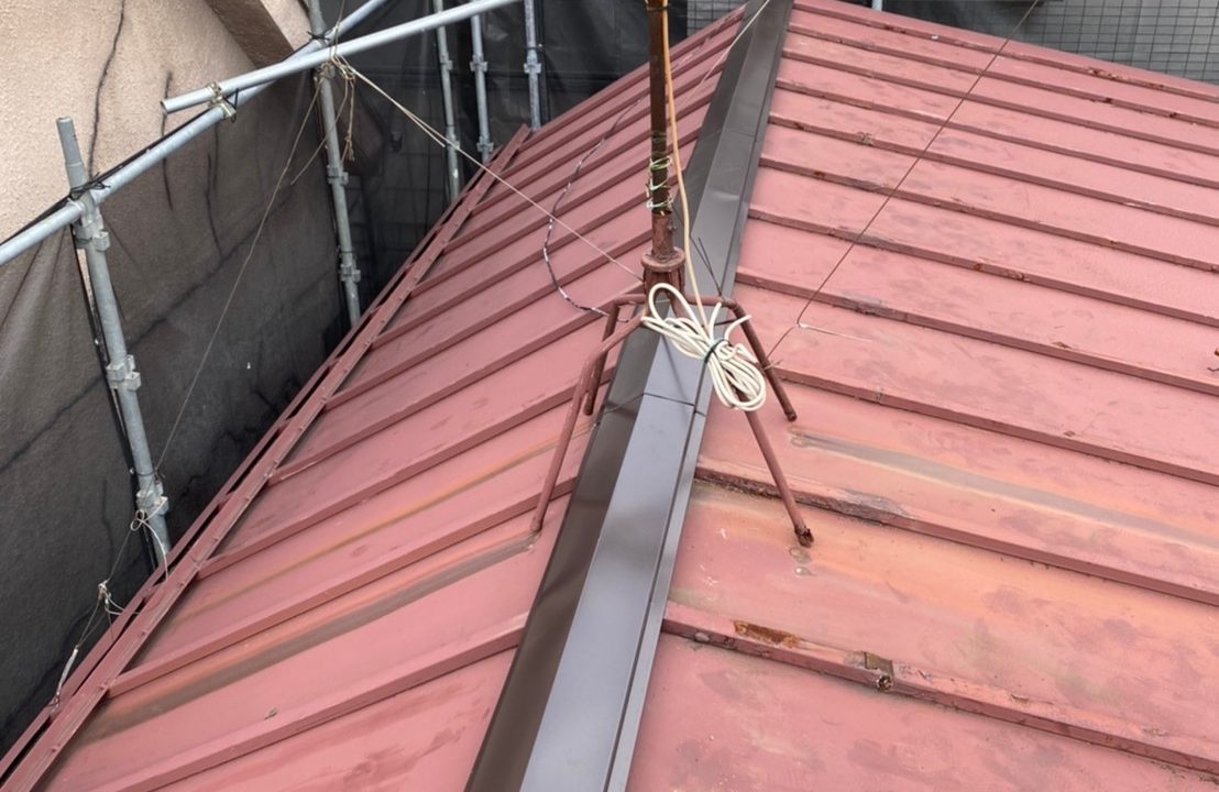 神奈川県|横浜市鶴見区:屋根棟板金交換のリフォーム・修繕を行いました！