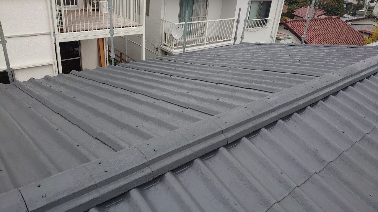 神奈川県|逗子市:屋根塗装のリフォーム・修繕を行いました！