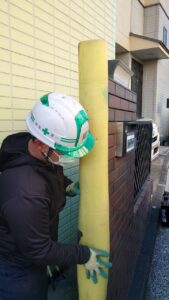 神奈川県|横浜市青葉区:仮設足場工事を設置しました！