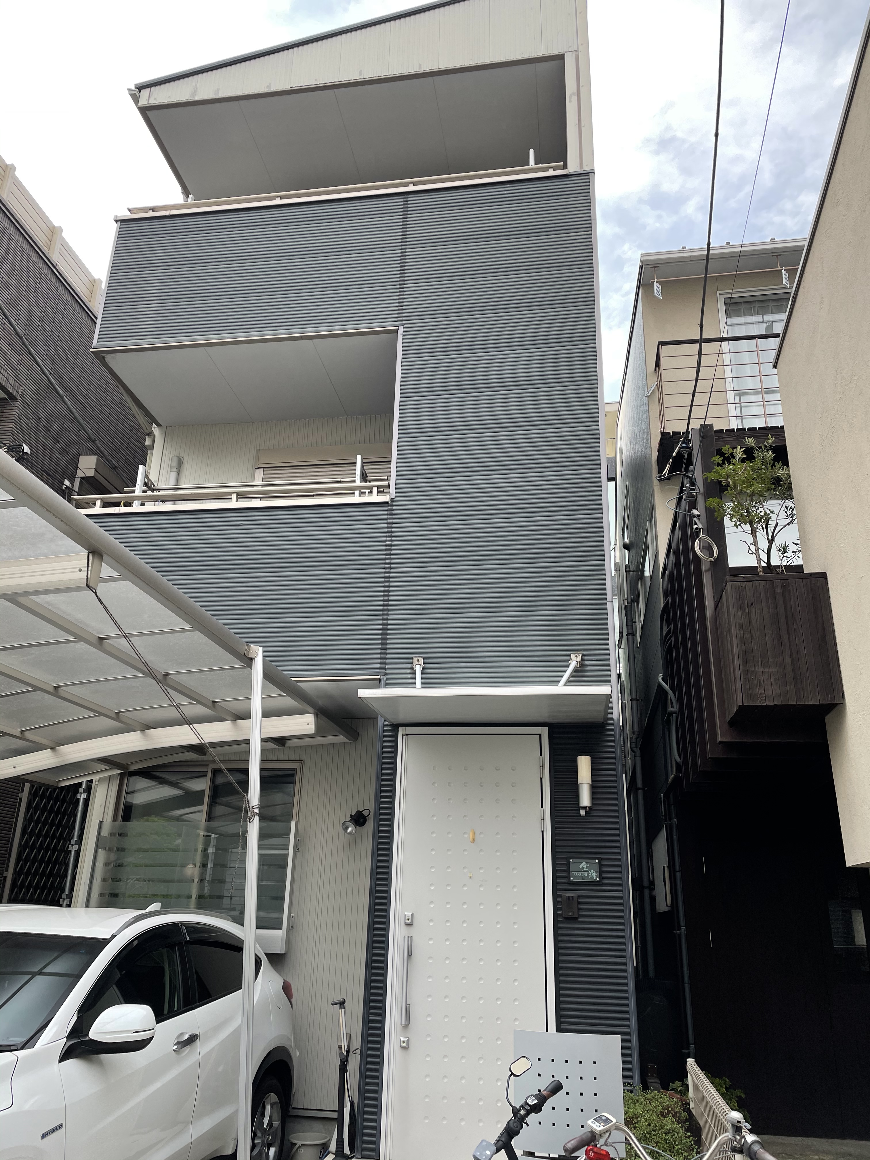 東京都台東区の外壁塗装事例：施工前