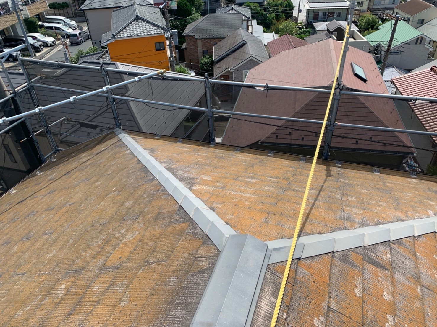施工前：横浜市保土ケ谷区のスレート屋根