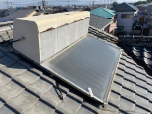 神奈川県|横浜市都筑区|M様邸：太陽熱温水器の撤去をしました！