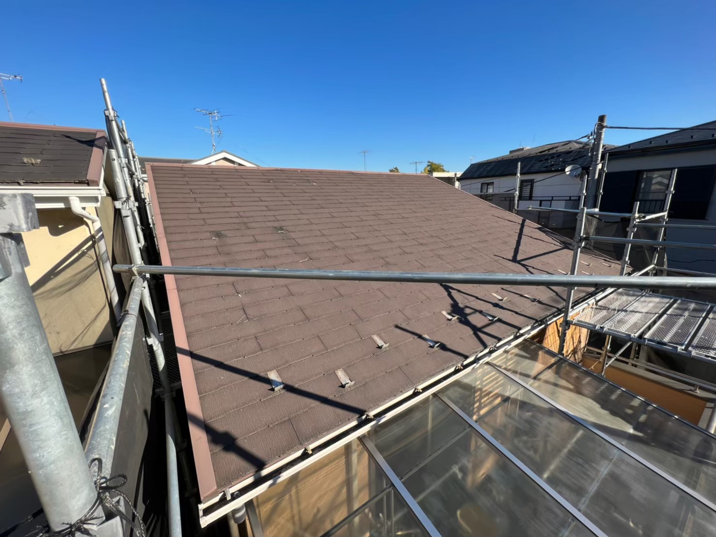 東京都|葛飾区|U様邸：屋根工事・目地打ち替え・外壁塗装によるリフォームを行いました！