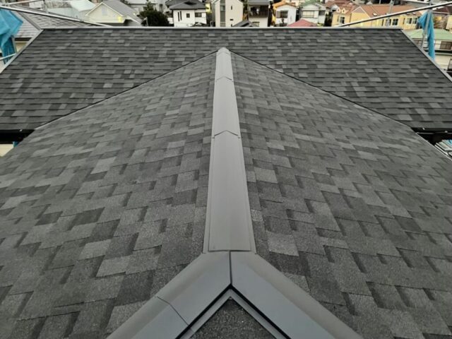 神奈川県|横浜市西区|T社様：屋根重ね葺き・破風板金・雨樋交換工事によるリフォームを行いました！