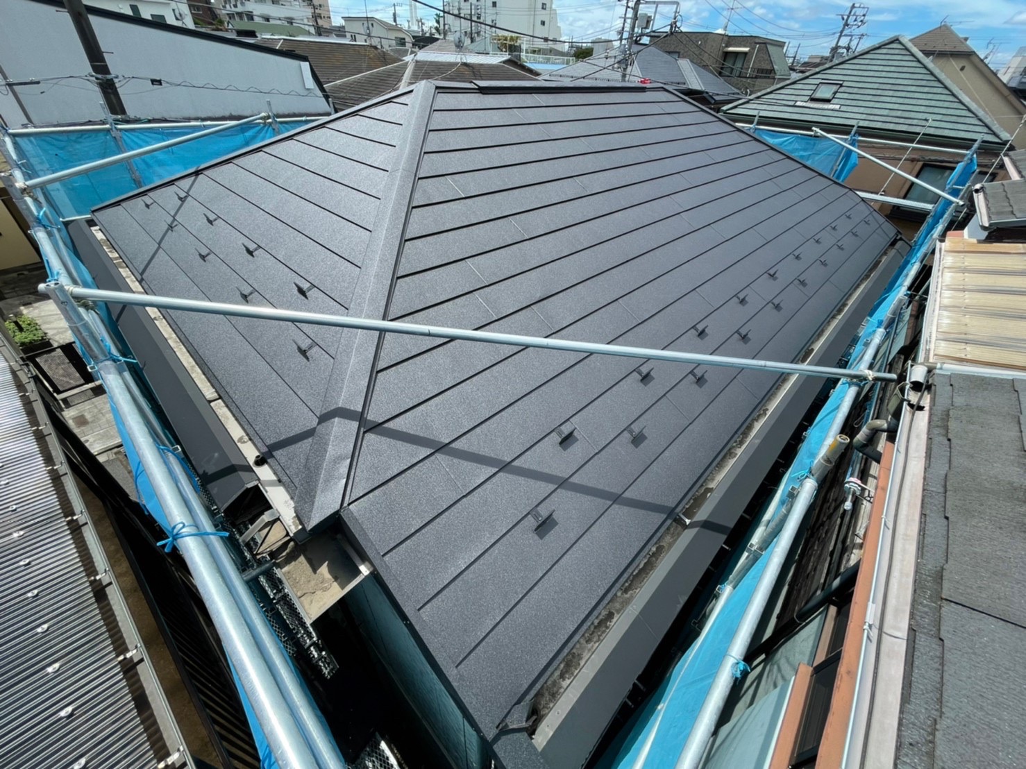 東京都目黒区 屋根カバー工法 施工後