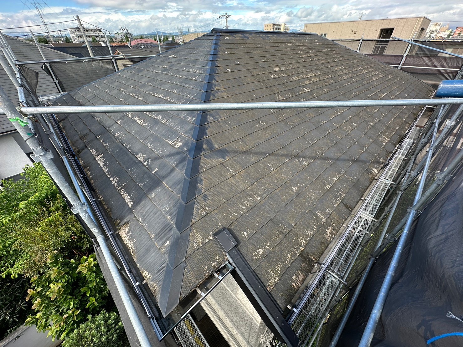 東京都昭島市 屋根カバー工法 施工前