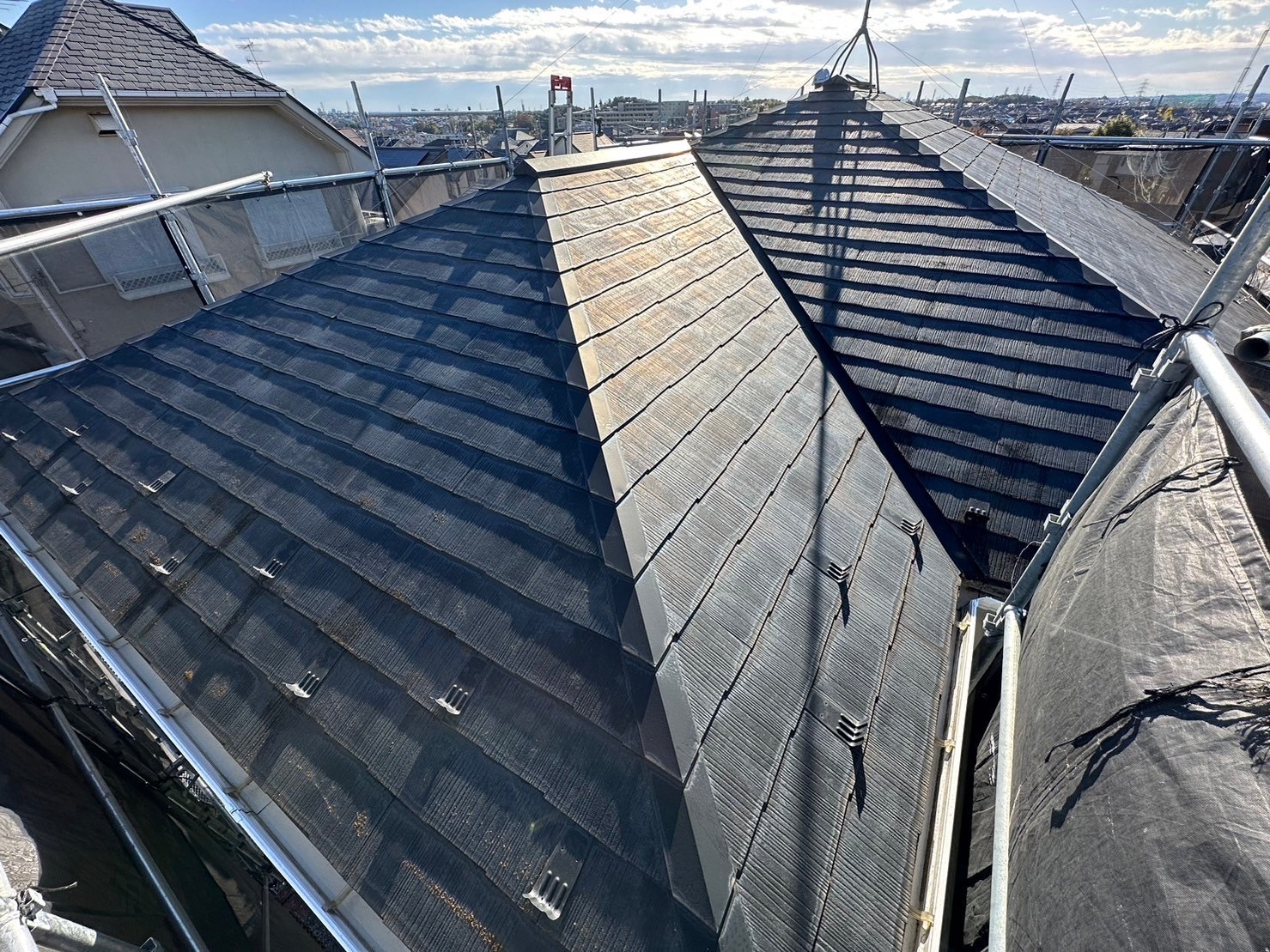 施工前：小田原市のスレート屋根