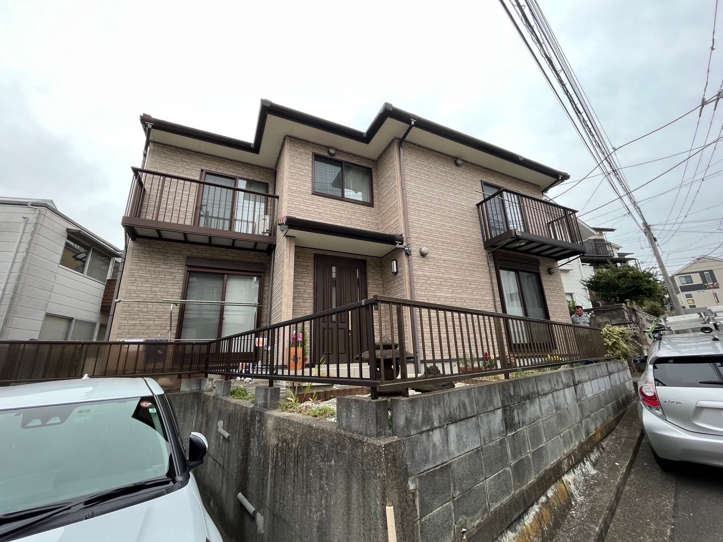 横浜市保土ケ谷区の外壁塗装事例：施工前