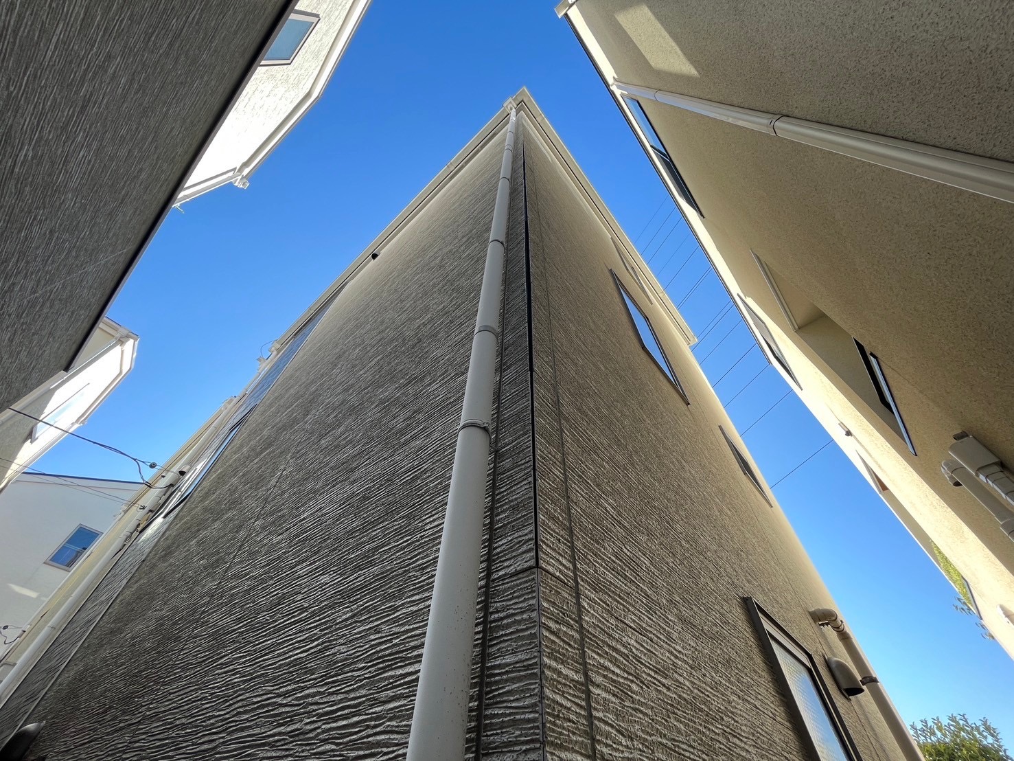 東京都府中市の外壁塗装事例：施工前