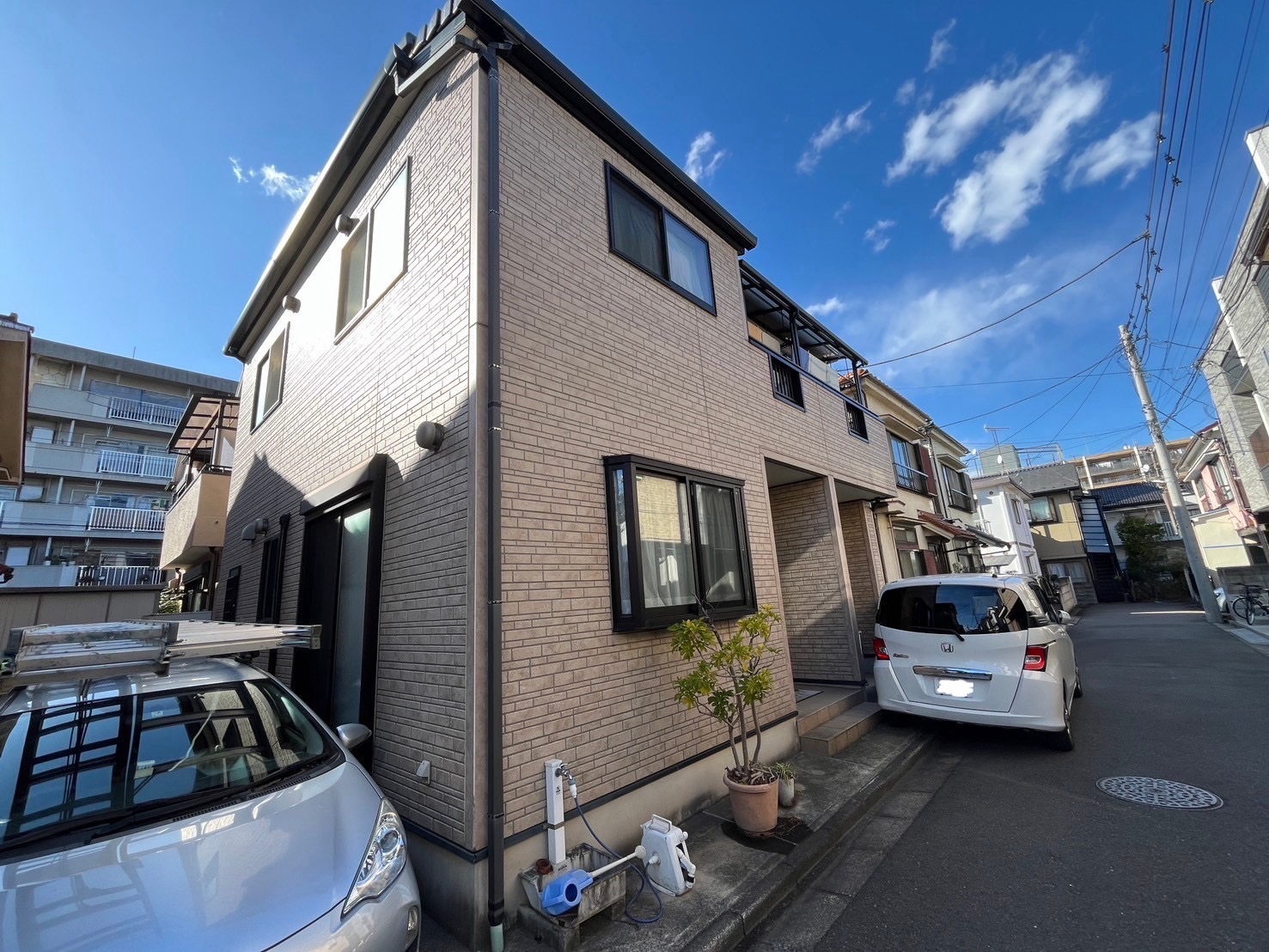 川崎市川崎区の外壁塗装事例：施工前