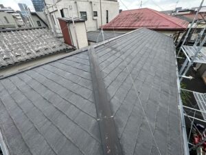 施工前:横浜市金沢区のスレート屋根