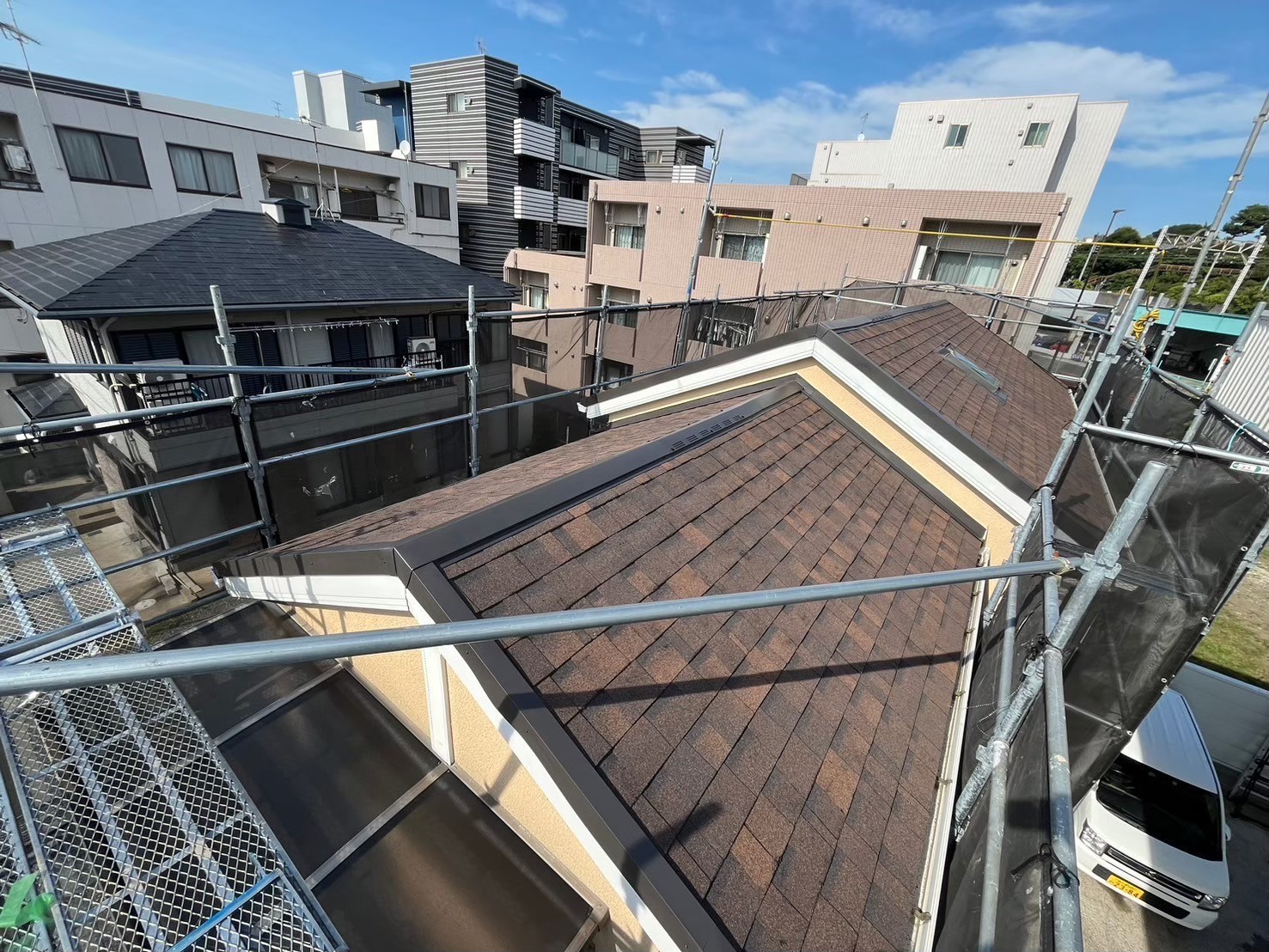 施工後：屋根カバー工法を行った海老名市の屋根