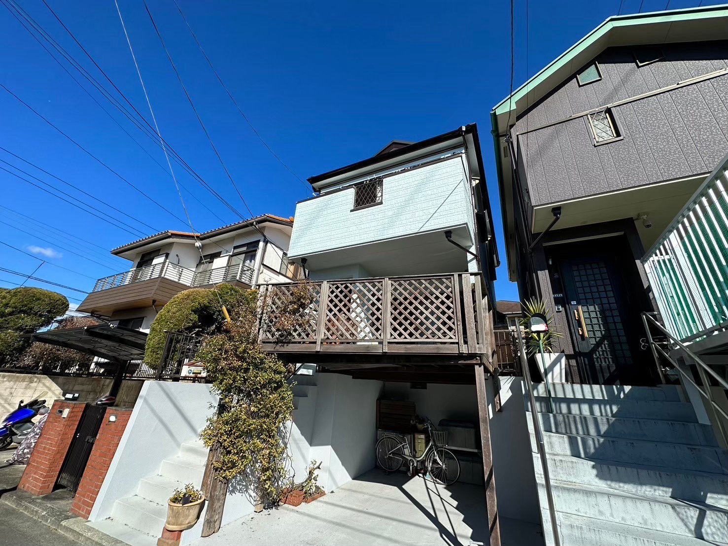 小田原市の外壁塗装事例：外壁塗装後
