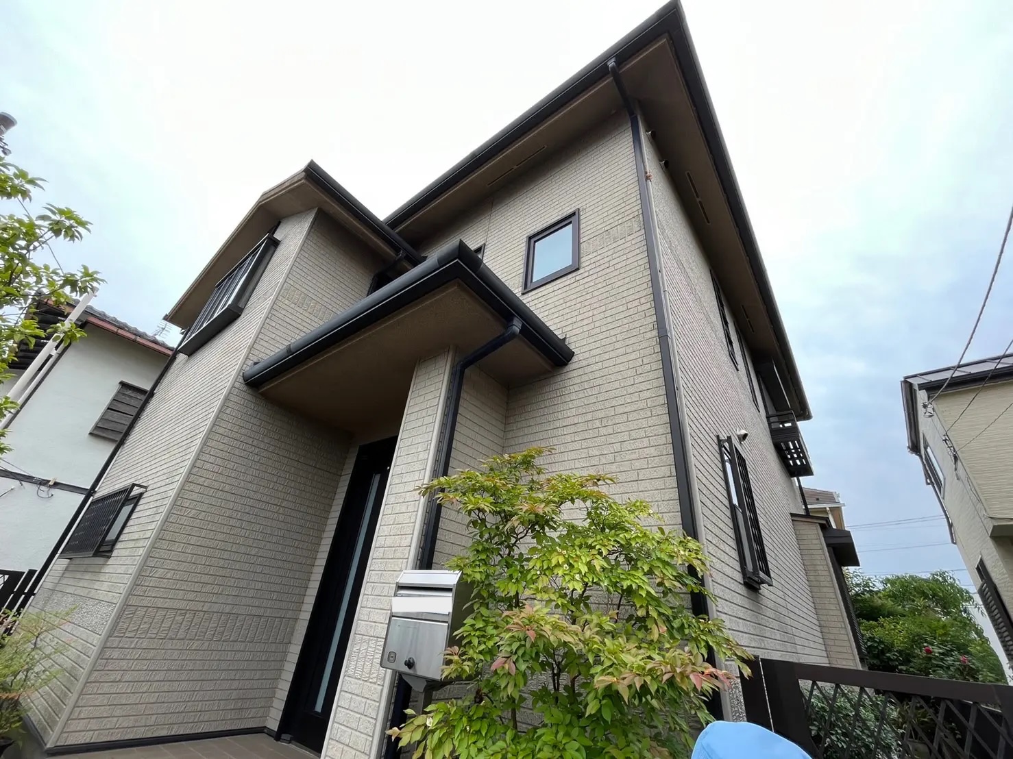 東京都千代田区の外壁塗装事例:施工前
