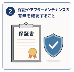 保証・アフターメンテナンス