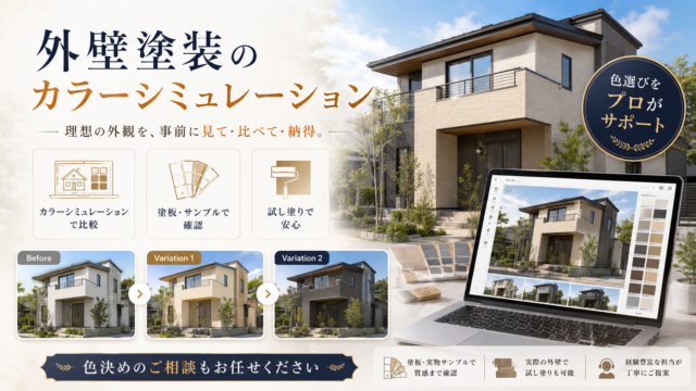 外装リフォームシミュレーション