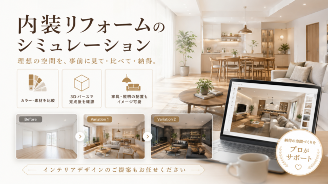 内装リフォームシミュレーション